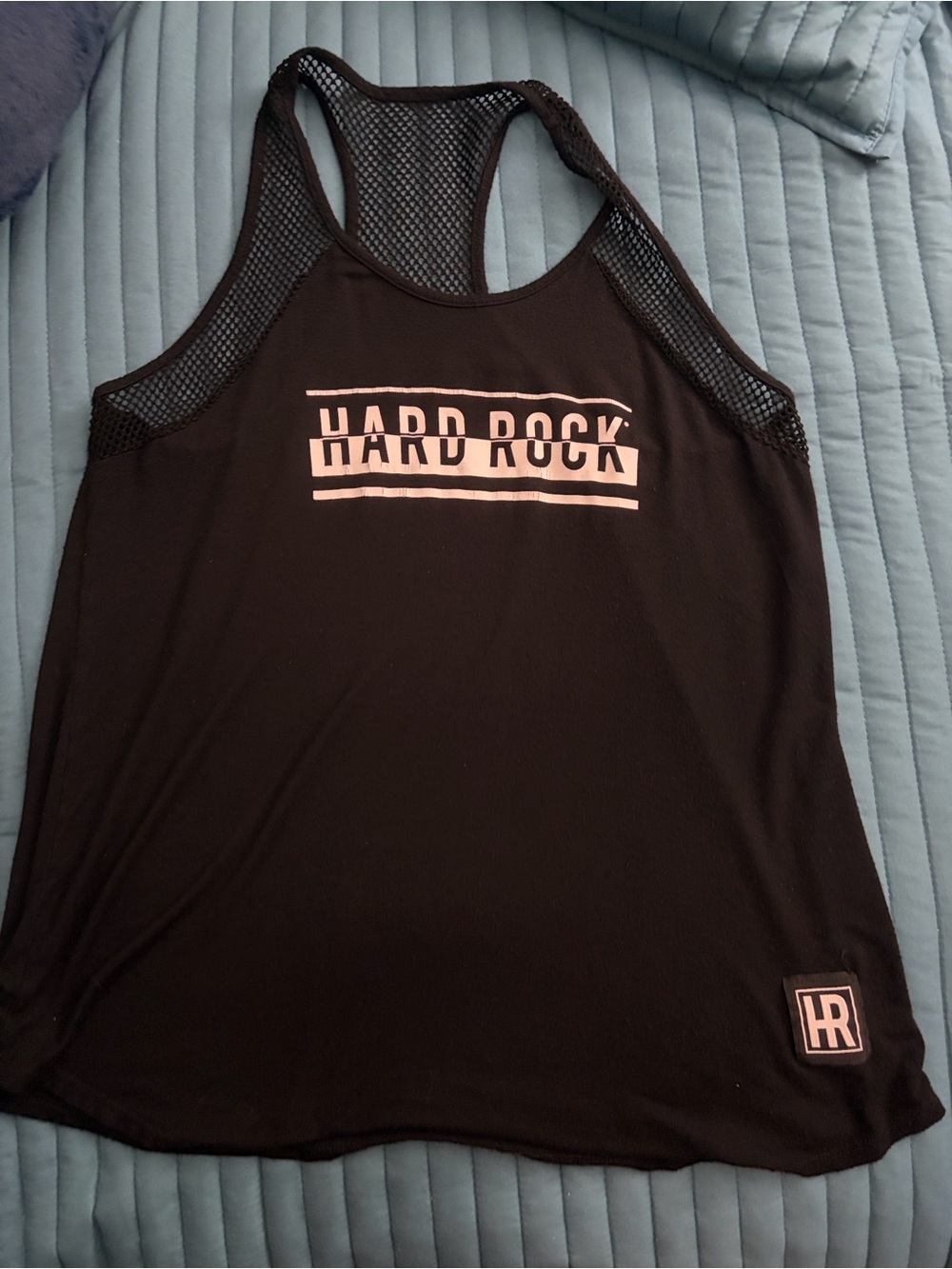Hard Rock Cafe Black Tank Top with Mesh - Size M